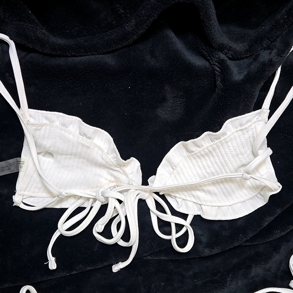 White Ribbed Bikini Set - Picture 6 of 6